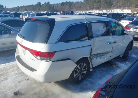 2014 Honda Odyssey Touring/Touring Elite z USA, uszkodzony, nr VIN 5FNRL5H9XEB137602